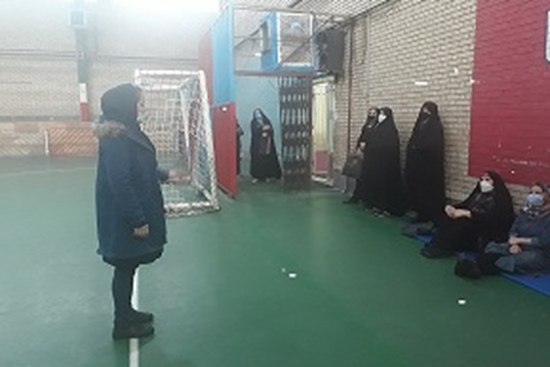 برگزاری جلسه آموزشی پیشگیری از اعتیاد در نوجوانان در ورزشگاه امام علی (ع) گلشهر در شهرستان اسلامشهر 